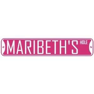   MARIBETH HOLE  STREET SIGN