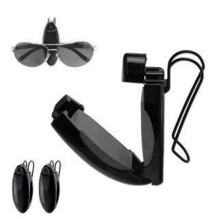 2pc Sunglass Eyeglass Clip Holder with Quick Release Attach to 