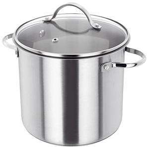  Horwood 20Cm Stainless Steel Stock Pot Brushed With Satin 