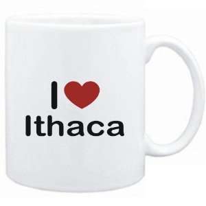  Mug White I LOVE Ithaca  Usa Cities