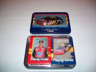 JEFF GORDON 2 DECK PLAYING CARDS IN COLLECTORS TIN  