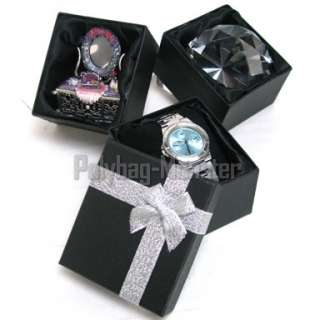 Black Jewelry Gift Box Watch Pillow Case Boxes #2 7  