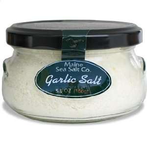 Maine Garlic Sea Salt Jar, Fine Grain