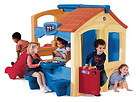 New Big Kids Activity Center Playhouse Plastic Outdoor Cottage Play 
