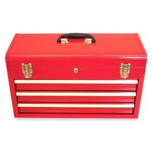  Excel 3 Drawer Locking Tool Box Color   Red