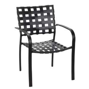  Living Accents Espresso Collection Strapped Dining Chair 