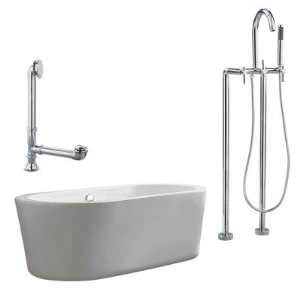  Giagni LV2 PC Ventura Floor Mounted Faucet Package 