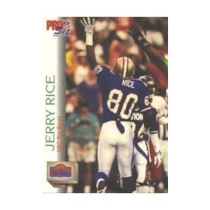  1992 Pro Set #418 Jerry Rice Pro Bowl 