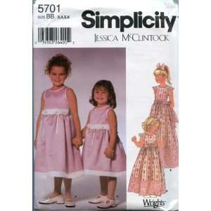   Dress in Two Lengths Jessica McClintock Design Arts, Crafts & Sewing