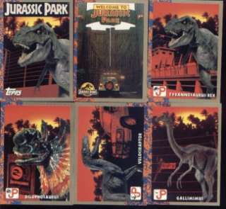 1993 TOPPS JURASSIC PARK SET 88 CARDS  
