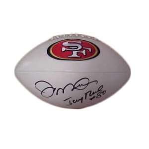 Joe Montana and Jerry Rice Autographed Full Size San Francisco 49ers 