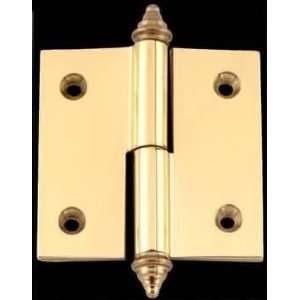   Hinges, Solid Brass 2x2 Square LOR Decorator Tip Hinge 98045/92146