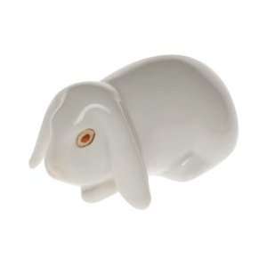 Herend Lop Ear Bunny Natural White Color 