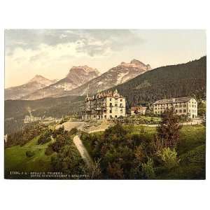   Hotel, Schweizerhof and Bellevue, Grisons, Switzerland