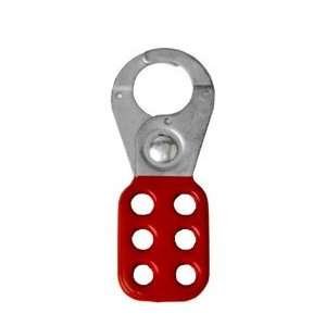 Lockout Tagout Hasps Standard with Red Cubberized Coating   1 inch 
