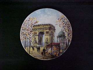 Louis Dali Collector plate LArc de Triophe NO COA  