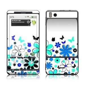  Josies Garden Skin Decal Sticker for Motorola Droid X Cell 