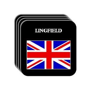  UK, England   LINGFIELD Set of 4 Mini Mousepad Coasters 