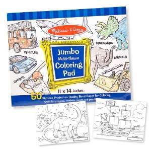  Melissa & Doug Jumbo Coloring Pad   Blue Toys & Games