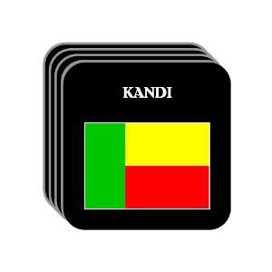  Benin   KANDI Set of 4 Mini Mousepad Coasters 