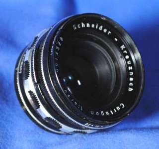   German Camera Lens Schneider Kreuznach Curtagon F/4 35mm Exakta  