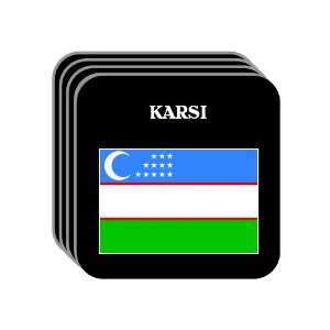  Uzbekistan   KARSI Set of 4 Mini Mousepad Coasters 