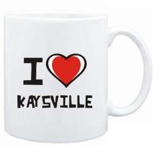  Mug White I love Kaysville  Usa Cities Sports 