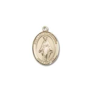  Our Lady of Lebanon Medium 14kt Gold Rosary Center 