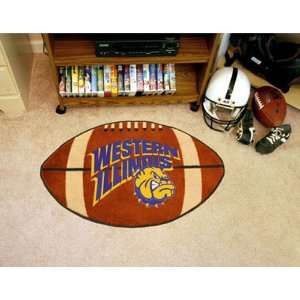  Western Illinois Leathernecks NCAA Football Floor Mat (22 