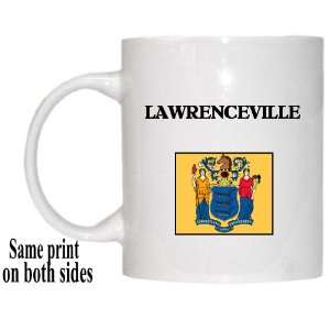  US State Flag   LAWRENCEVILLE, New Jersey (NJ) Mug 