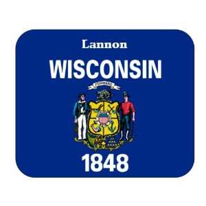  US State Flag   Lannon, Wisconsin (WI) Mouse Pad 