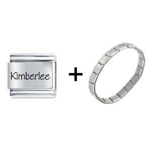  Pugster Name Kimberlee Italian Charm Bracelet Pugster 
