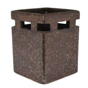   Lamplight 2109629 Speckled Liquid Candle Tabletop Holder, Brown Home