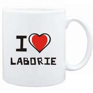 Mug White I love Laborie  Cities 