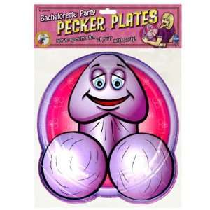  Bachelorette Party Pecker Plates (8Pk) Health & Personal 