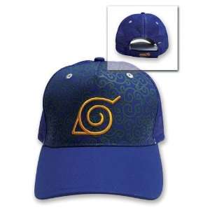  Naruto Baseball Cap Hat   Blue Konoha (Leaf) Logo Toys & Games