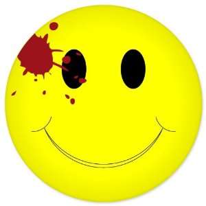  Smiley Shot Murdered Funny car bumper sticker 4 x 4 