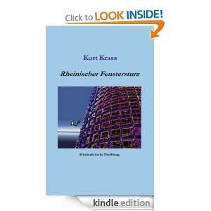   Fenstersturz (German Edition) Kurt Krass  Kindle Store