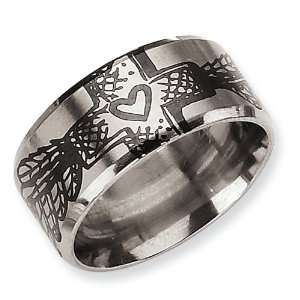  9mm Titanium Bliss Ring Jewelry