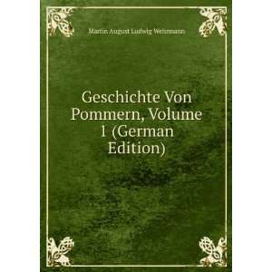  Geschichte Von Pommern, Volume 1 (German Edition) Martin 