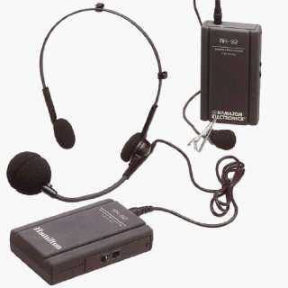 Athletic Aids Audio Visual Wireless Hands   Free Microphone Set 
