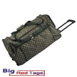   CS536 GREEN 36 Rolling Duffle Bag, Luggage, Carry on 