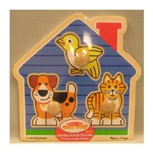   Camera Interaction LCI2055 House Pets Jumbo Knob Puzzle Toys & Games