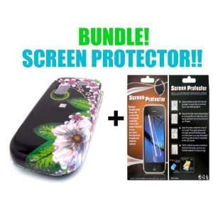 T404g GLOSSY GLOSS CHERRY BLOSSOM + CLEAR LCD SCREEN PROTECTOR TATTOO 