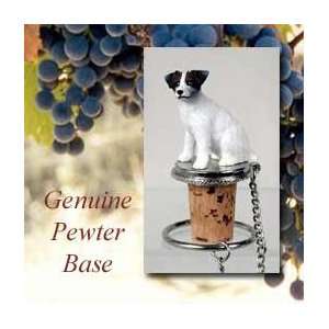  Jack Russell Terrier Rough Brown & White Dog Wine Bottle 