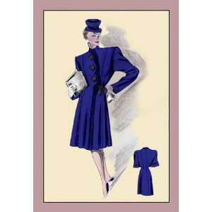  Dressy Coats for Little Women 12x18 Giclee on canvas