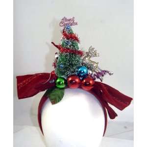  CHRISTMAS TREE & Reindeer HEADBAND Hat Festive Fun Fashion 