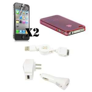  Pink Ultra Thin0.70 mm Light Air Case for Apple iPhone 4 
