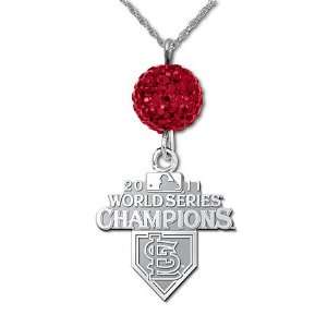   World Series Cardinals Championship Necklace GEMaffair Jewelry