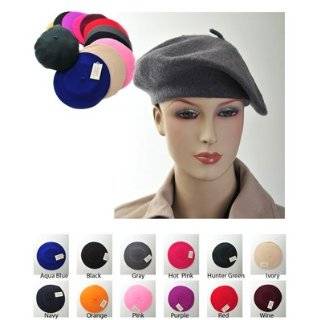  New Mens Womens Black French Beret Artist Costume Hat Clothing